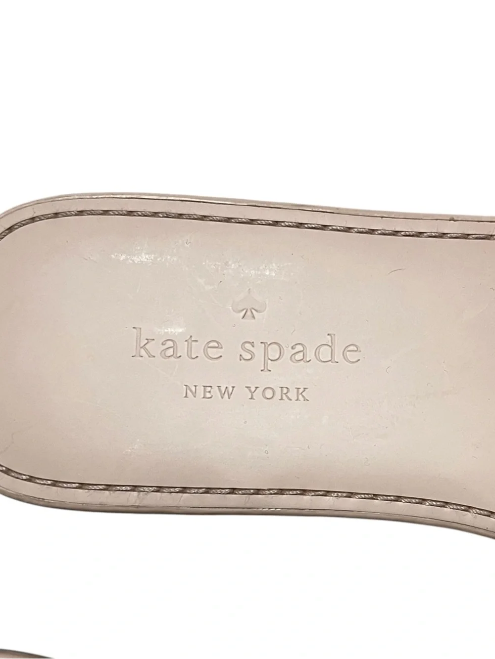 🌻Kate Spade Bernadette Slide Sandals Polka Dot Bow Flat Slides Women's Size 9.5